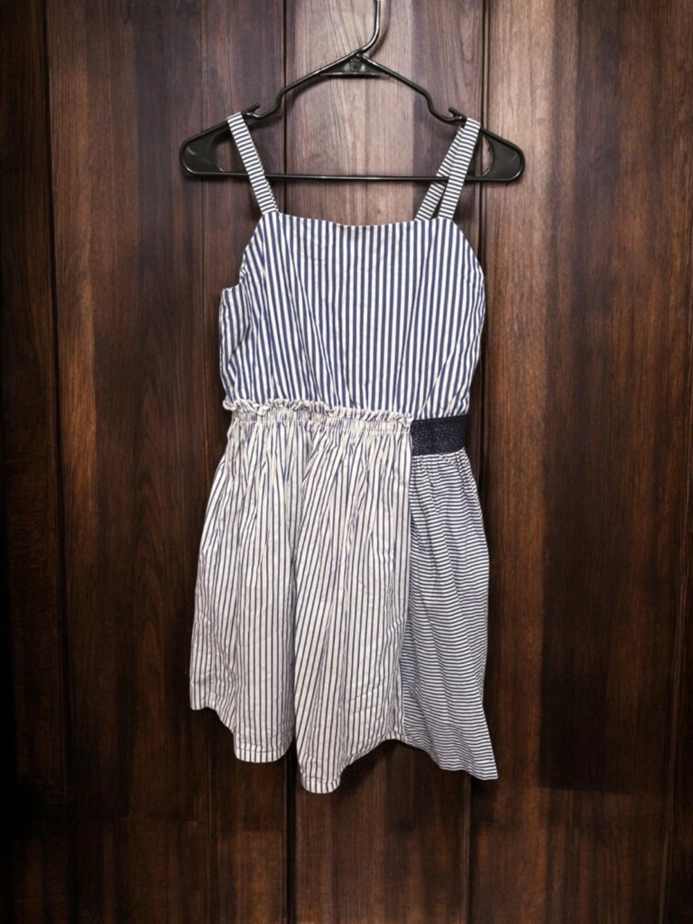 Cat & Jack Blue and White Striped Sundress 14/16